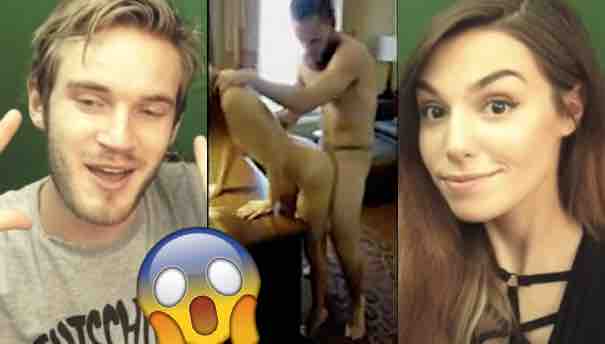 Most popular Youtuber PewDiePie And his girlfriend Marzia Bisognin leaks se...
