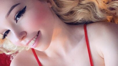 belle delphine nude red slingshot bikini onlyfans set leaked FXTVTN