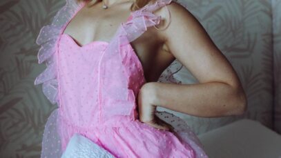 dinglederper pink dress onlyfans set leaked SCOBKI