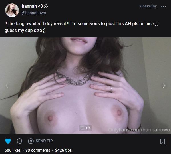hannah owo nude nipple reveal ppv onlyfans set leaked PYLBDM