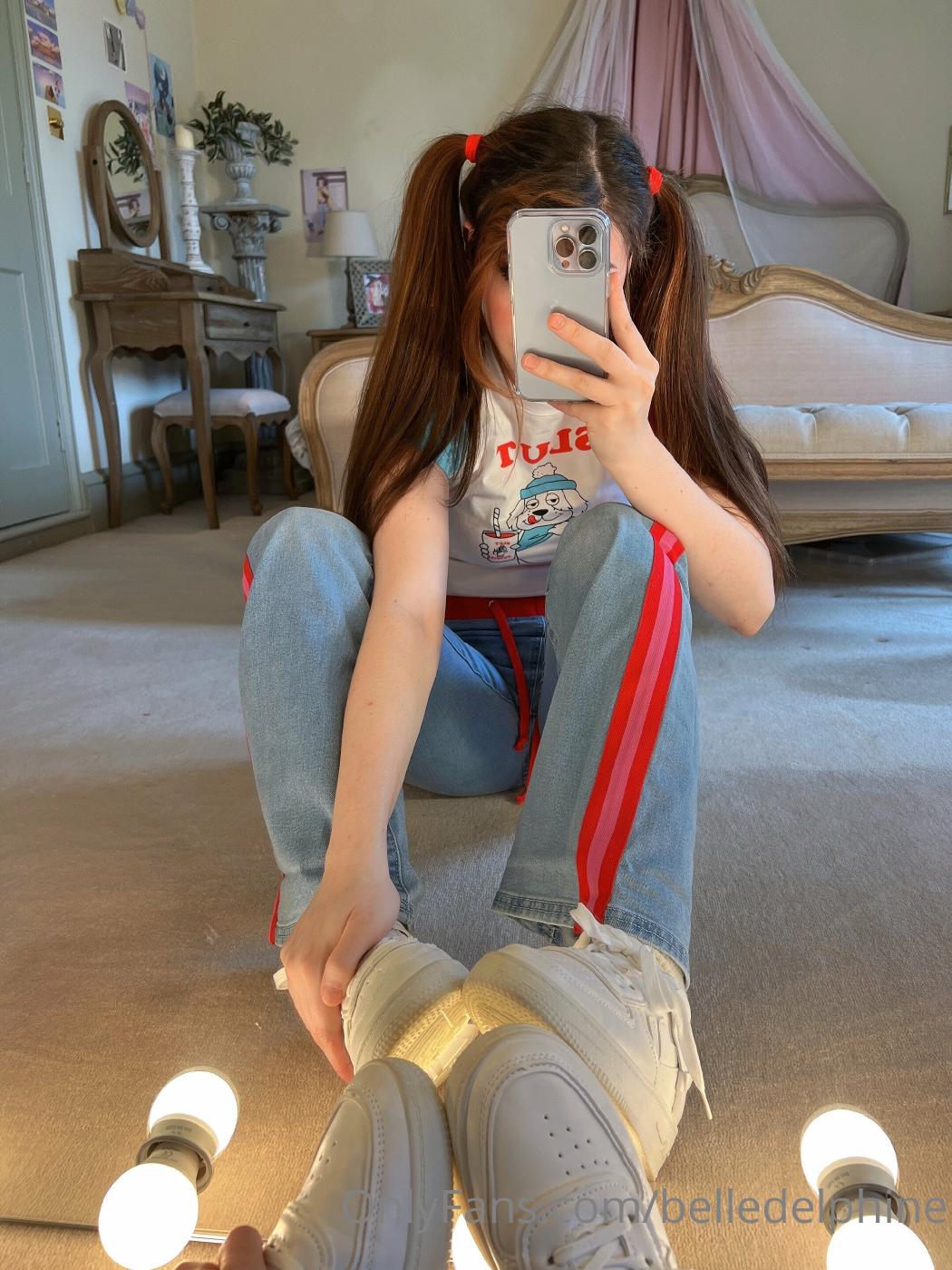 belle delphine casual outfit onlyfans set leaked NIHOWI