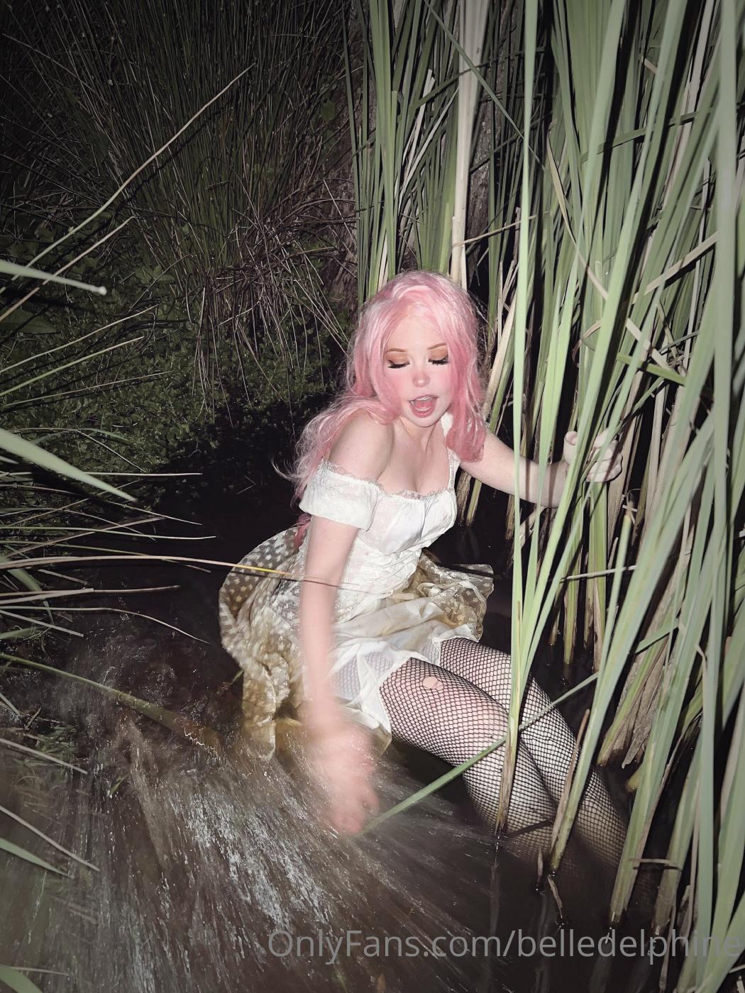belle delphine spooky lake and shower onlyfans set leaked PIITUP