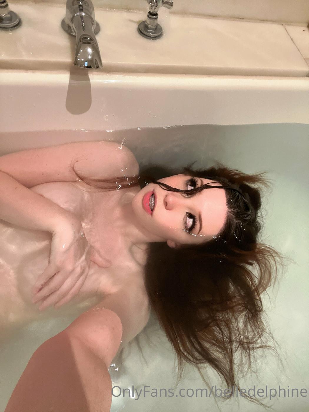 belle delphine spooky lake and shower onlyfans set leaked XFHTML