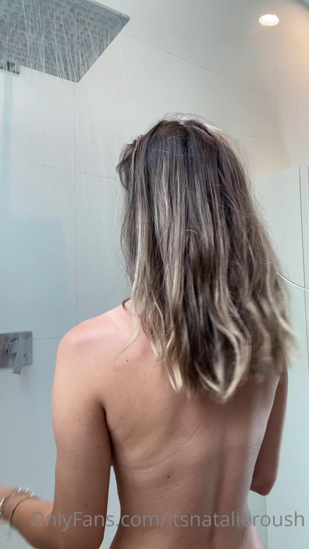 natalie roush nude wet shower ppv onlyfans video leaked VZYOLD
