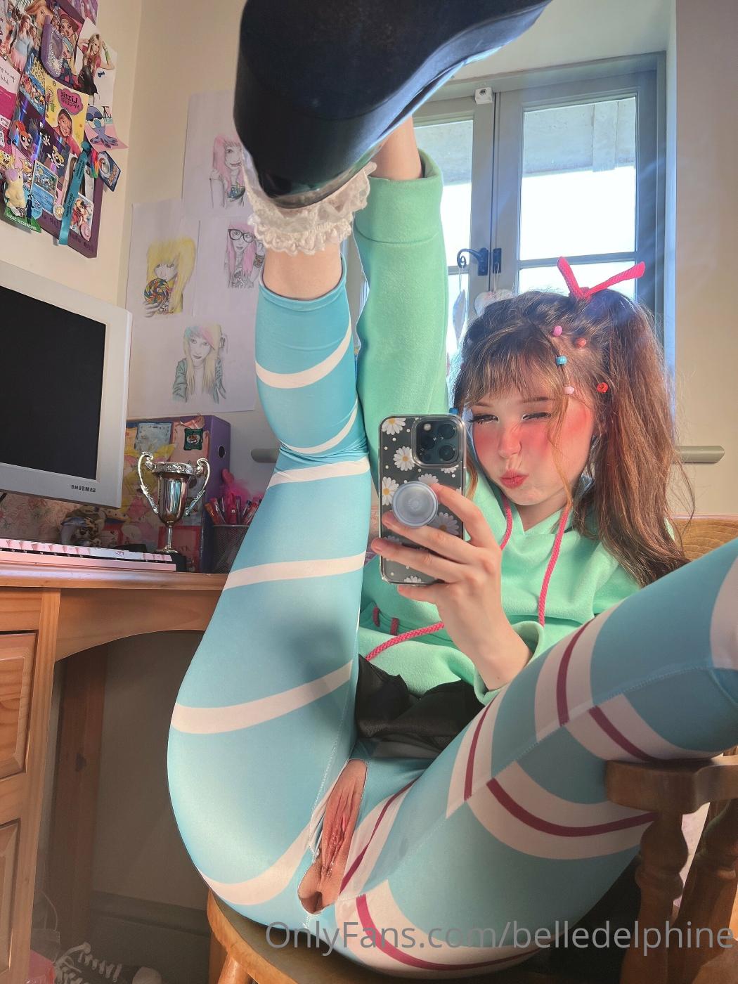 belle delphine adult vanellope cosplay onlyfans set leaked NXZAUE