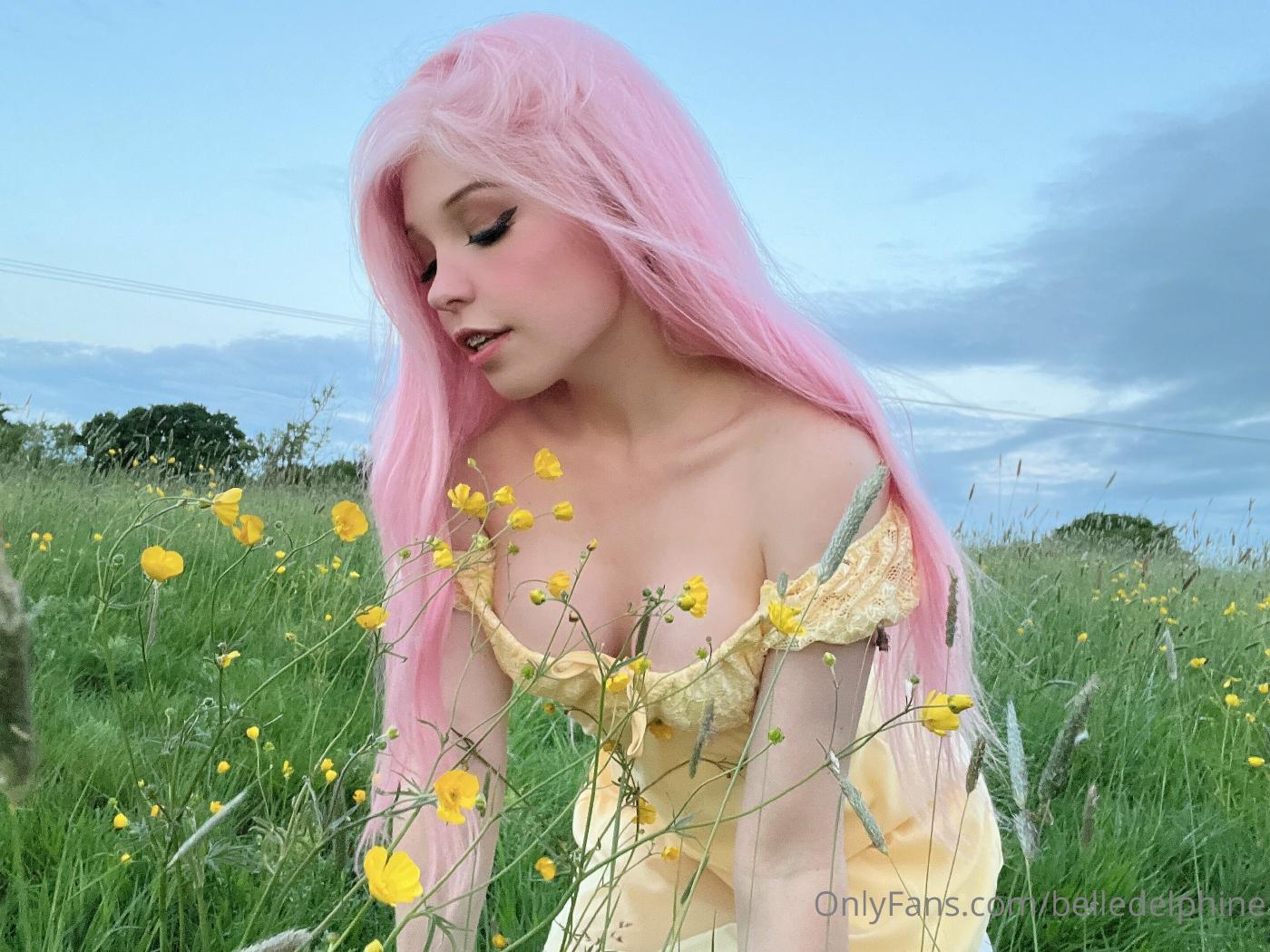 belle delphine nude water nymph onlyfans set leaked LOMBFX