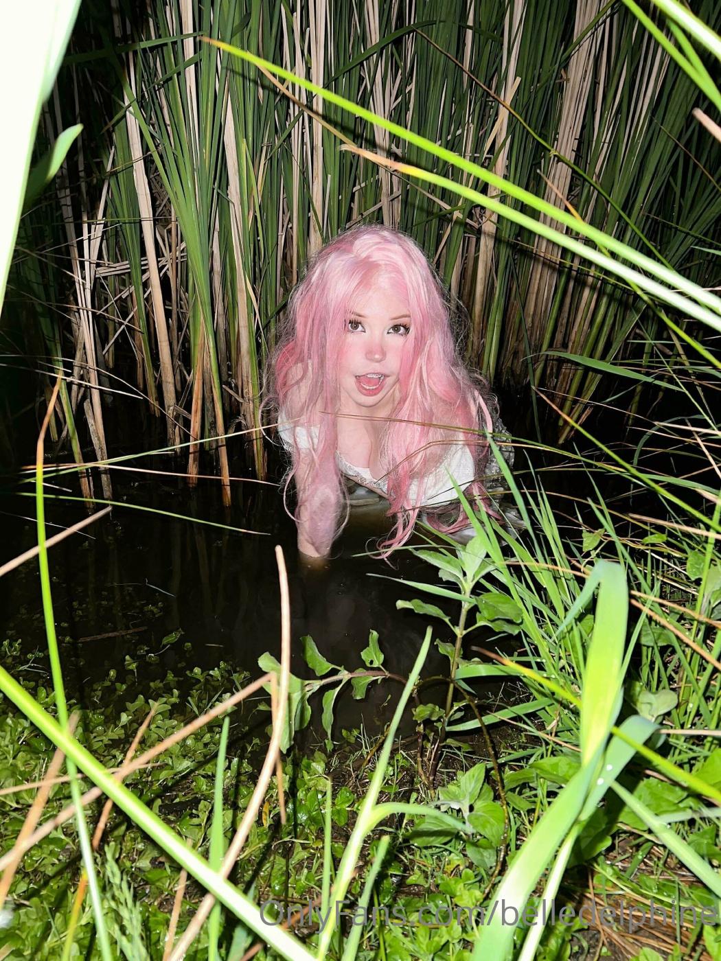 belle delphine spooky lake and shower onlyfans set leaked VKYKQY