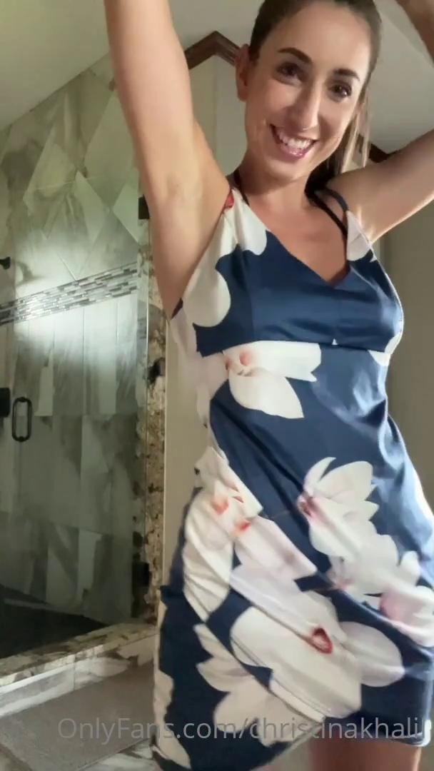 christina khalil anal dildo shower september onlyfans livestream leaked PSFWCH