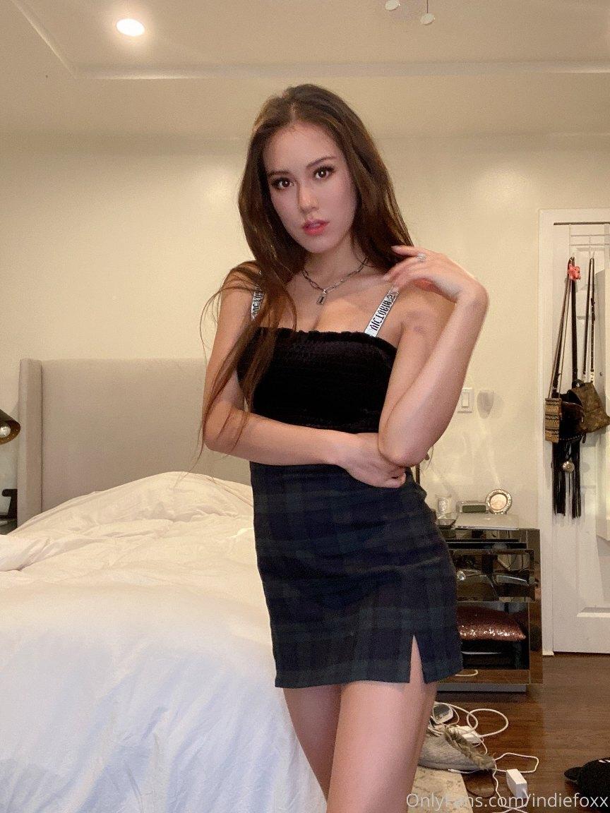 indiefoxx sexy dress skirt selfies onlyfans set leaked PVSHSG